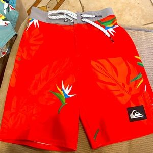 Boys 5T quicksilver board shorts worn once